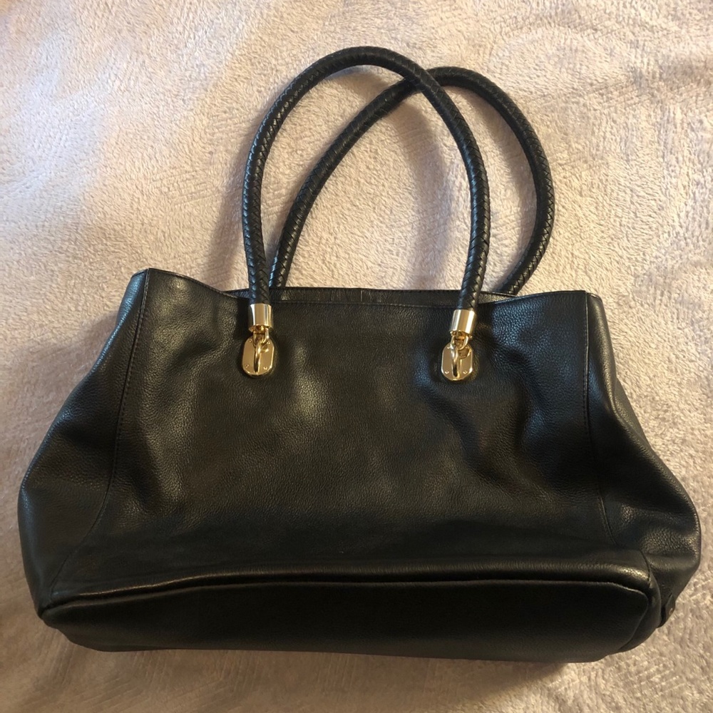 Black handbag